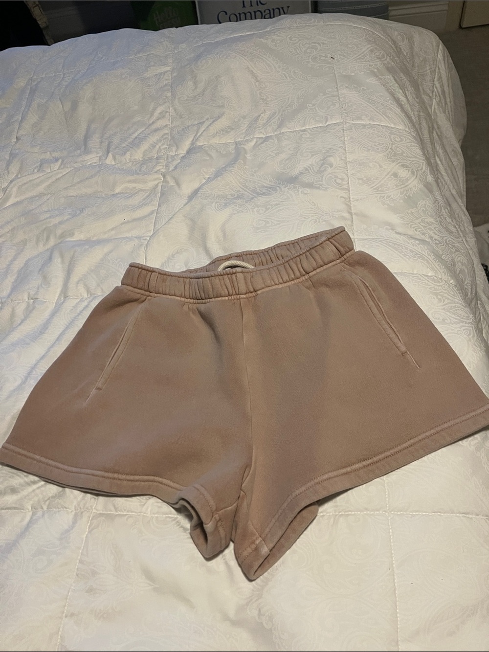 Offline by Aerie Women's Cozy Drawstring Shorts in Taupe